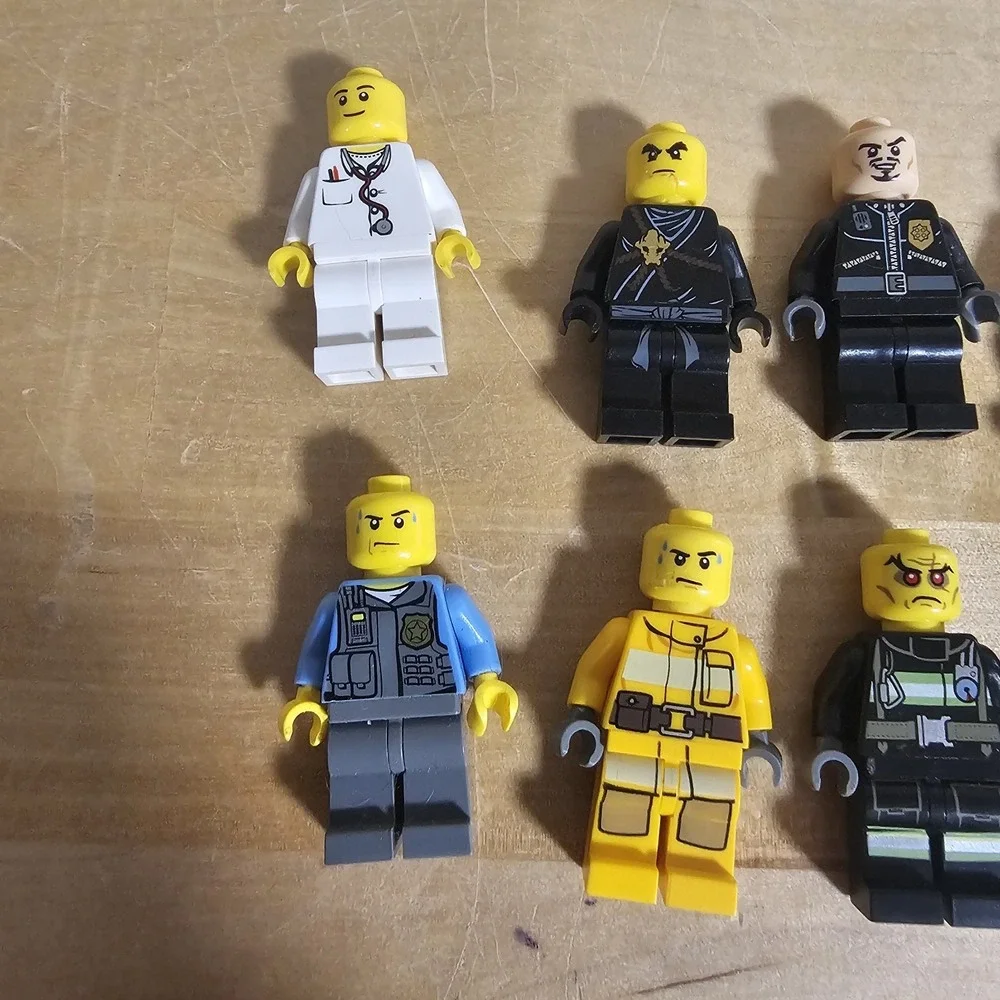 10x Lego Minifigures Mixed Sets‎ Lot Used Minifigs Read Description #6